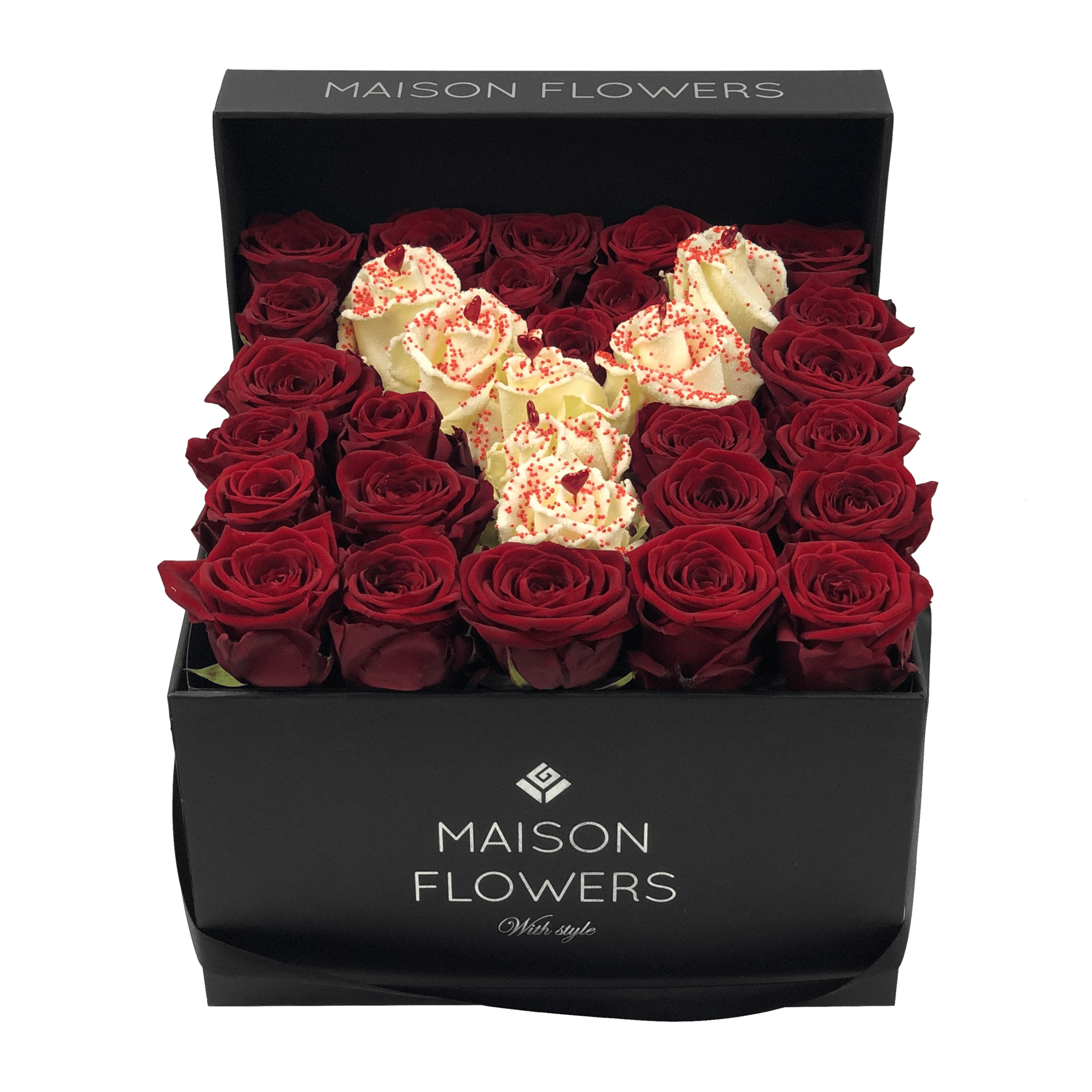 draaipunt moeilijk tevreden te krijgen groot Special Letter Large Square Box - Maison Flowers