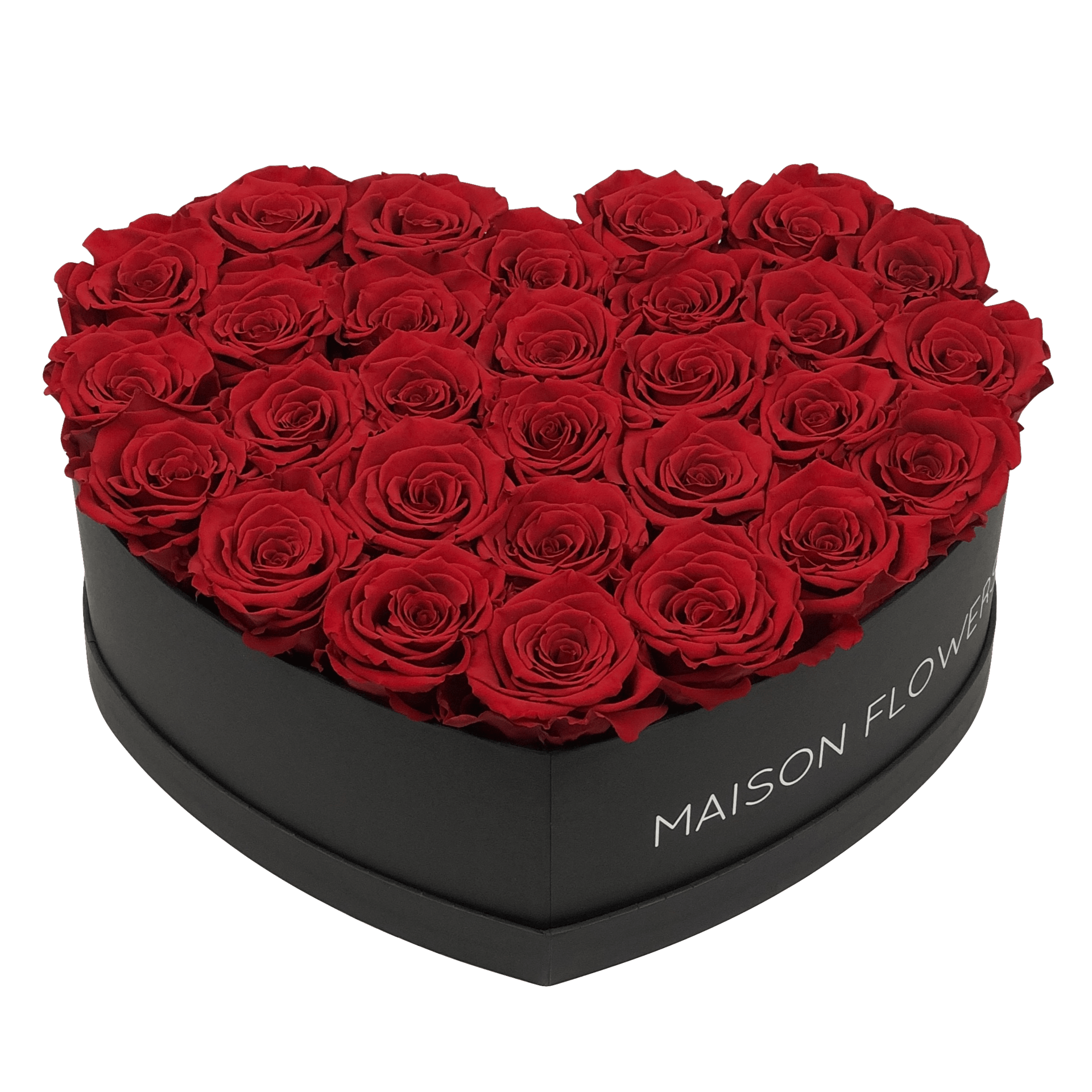 Dwaal Habitat zich zorgen maken Longlife Red Heart Box - Maison Flowers
