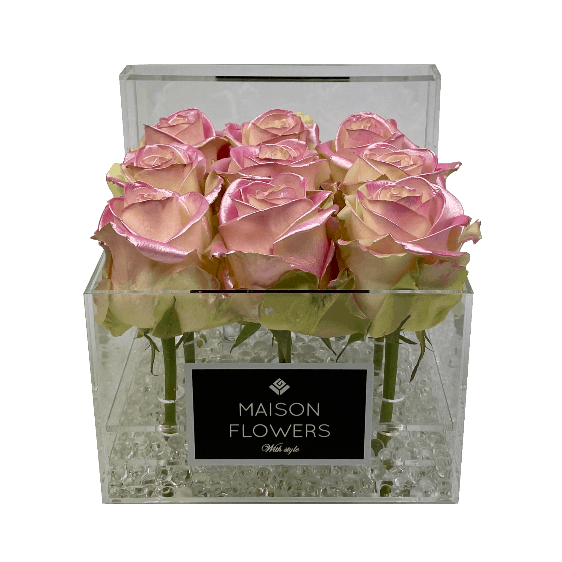 catalogus Ellendig periode Luxe flowerboxen met verse rozen