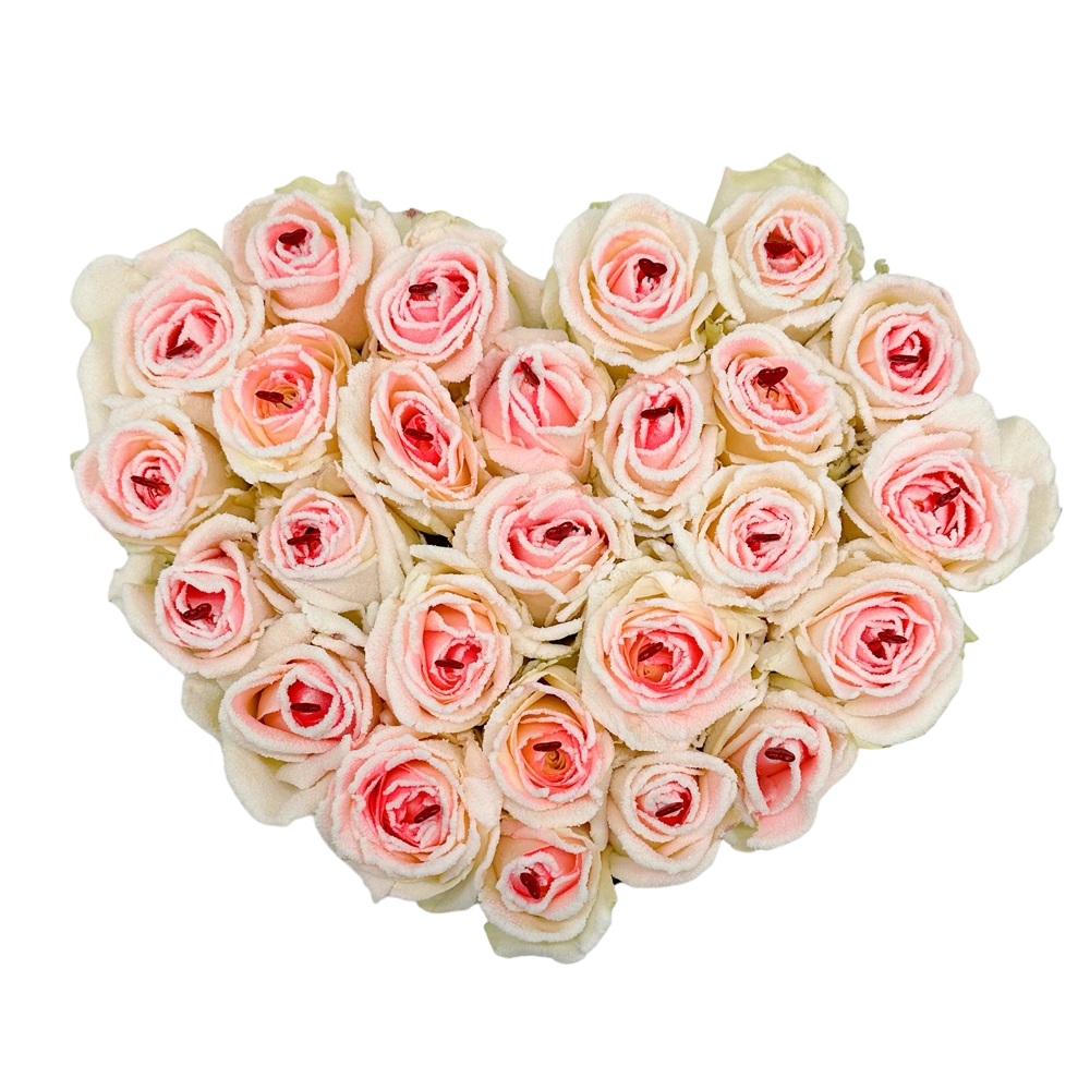 sugar love rozen in heart box bestellen bij maison flowers